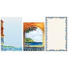 Mediterranean Style Menu Paper