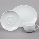 Tuxton Florence Bright White China Dinnerware