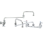 Wall-Mount Faucets with Double-Jointed Nozzles