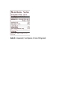 Nutrition Sheet Nutrition Sheet