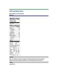 Nutrition Sheet Nutrition Sheet