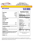 Nutritional Information Nutritional Information