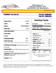 Nutritional Information Nutritional Information