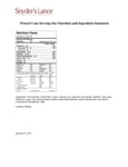 Nutritional Information Nutritional Information