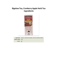 Ingredients Ingredients