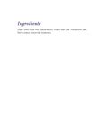 Ingredients Ingredients