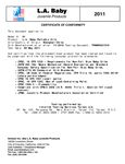 Certification of Compliance Certification of Compliance