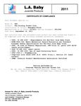 Certification of Compliance Certification of Compliance