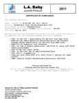 Certification of Compliance Certification of Compliance