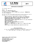 CS-81 Certificate of Compliance CS-81 Certificate of Compliance