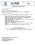 Certification of Compliance Certification of Compliance
