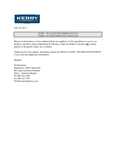 Gluten Letter Gluten Letter