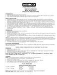 6215 Oven Operation / Parts Manual 6215 Oven Operation / Parts Manual