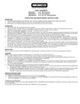 Easy Cheeser Operation / Parts Manual Easy Cheeser Operation / Parts Manual