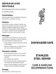 SQSV Care Instructions SQSV Care Instructions