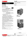 Spec Sheet Spec Sheet