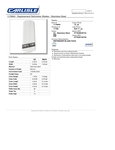 Spec Sheet Spec Sheet