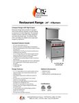 Spec Sheet Spec Sheet