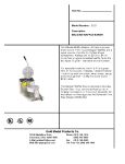 Spec Sheet Spec Sheet