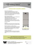 Spec Sheet Spec Sheet