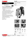 Spec Sheet Spec Sheet