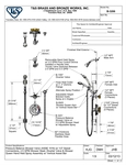 T&S B-3206 Spec Sheet T&S B-3206 Spec Sheet