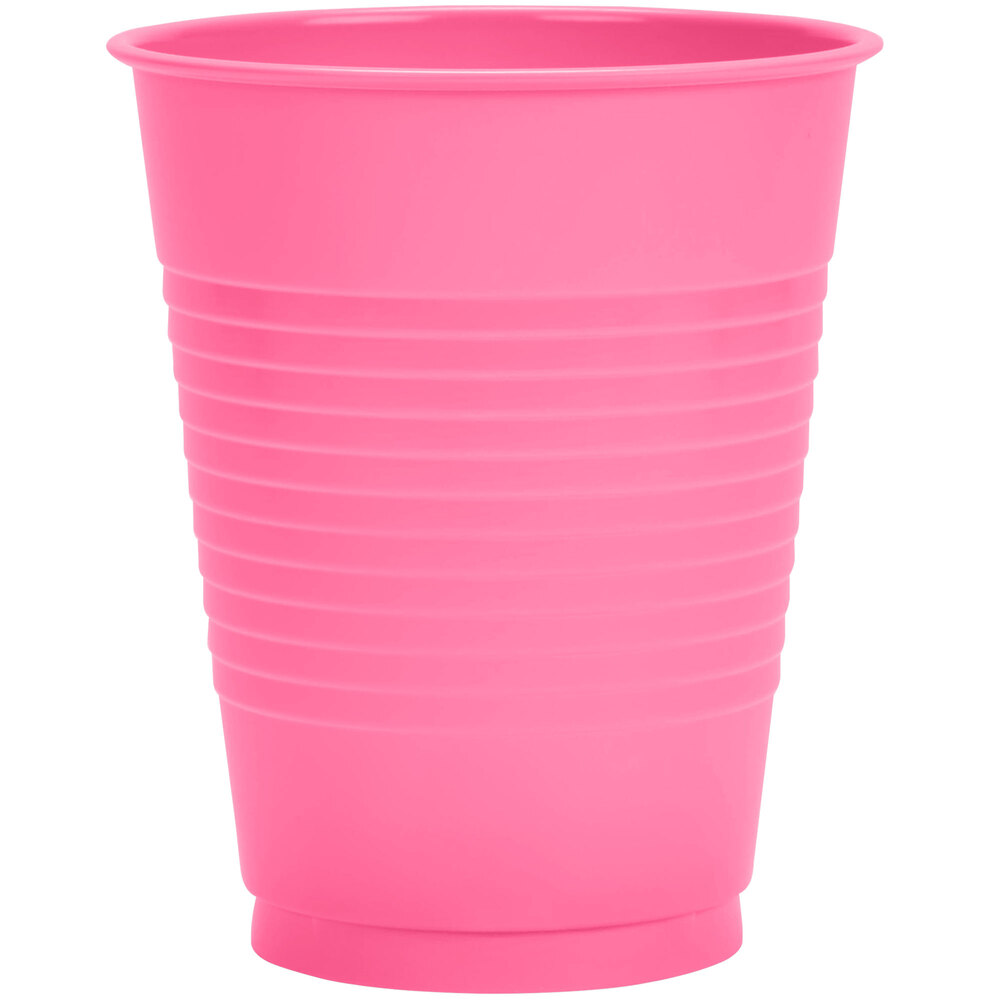 creative converting 28304281 16 oz candy pink plastic cup creative converting 28304281 16 oz candy pink plastic cup