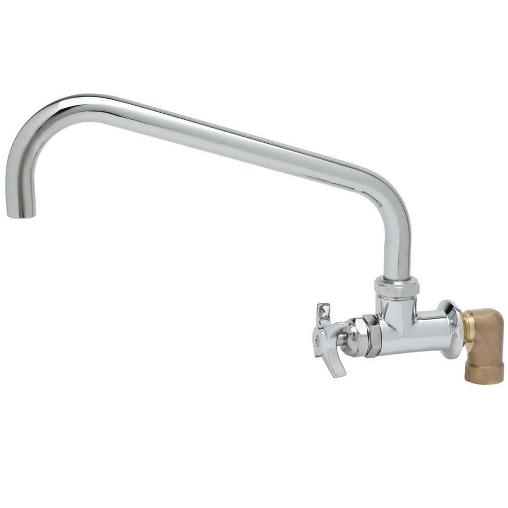 BF-0299-14 Big Flo Polished Chrome Single Hole Wall Mount Faucet ...
