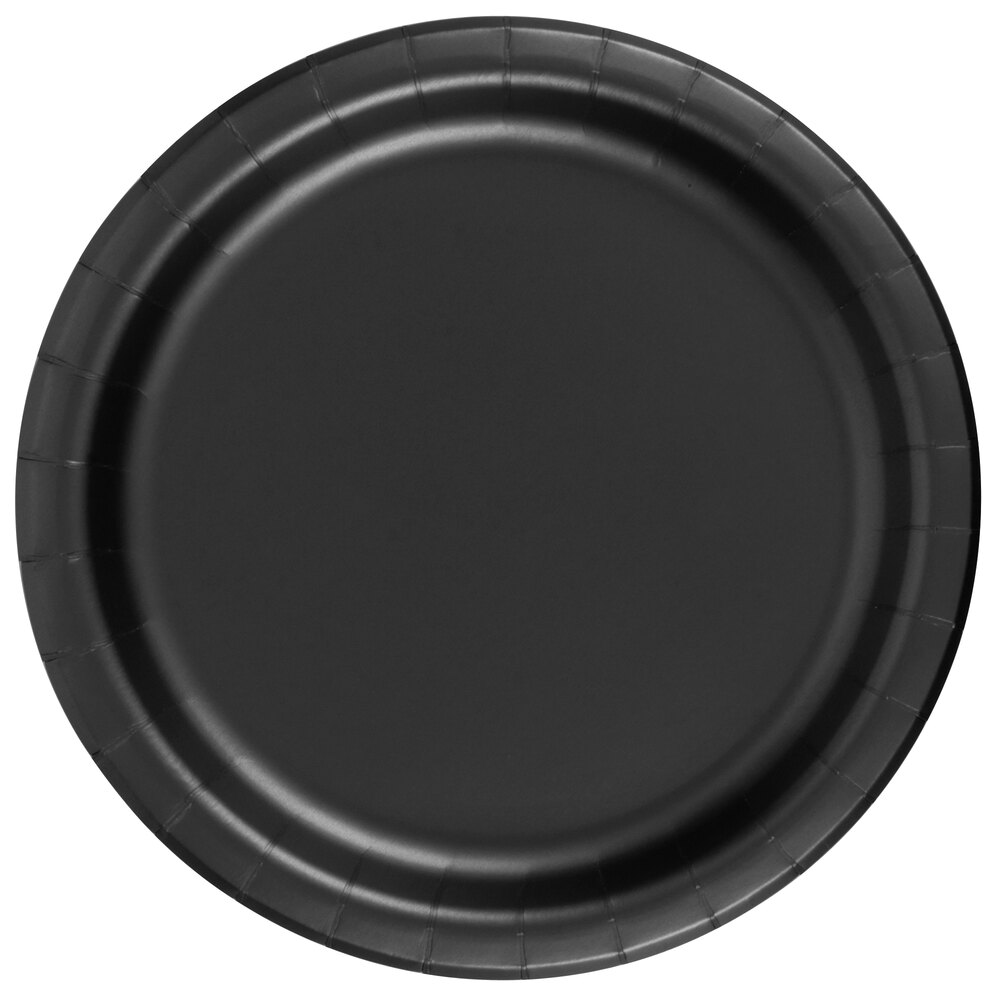black paper plates black paper plates