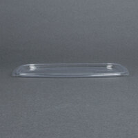 Dart Solo C64DLR ClearPack Clear Snap-On Flat Lid for 30, 48, and 64 oz. Plastic Containers - 63/Pack