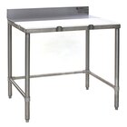 Poly Top Work Tables with Open Base