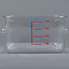 Square, Clear Food Storage Containers & Lids