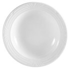CAC Corona Embossed Super White Porcelain Dinnerware