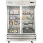 Glass Door Reach-In Refrigerators