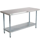Regency Tables & Sinks Commercial Work Tables with Undershelf - 18 Gauge Economy Top