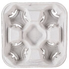 Green, Biodegradable Cup Carrier Trays