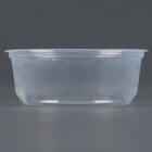 Choice 8 oz. Microwavable Translucent Round Deli Container - 500/Case