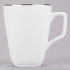 10 Strawberry Street Lotus Silver Line Porcelain Dinnerware