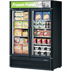2 Section Glass Door Merchandising Freezers