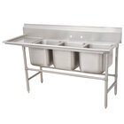Advance Tabco 3 Compartment Sinks
