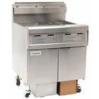 Gas Floor Fryers with Built-In Filtration System