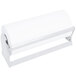 Bulman A501-24GW Standard 24 inch White All-In-One Counter Mount / Freestanding Paper Dispenser / Cutter with Serrated Blade