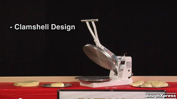 DoughXpress: DM-18 Manual Pizza Dough Press - 18-inch DoughXpress: DM-18 Manual Pizza Dough Press - 18-inch