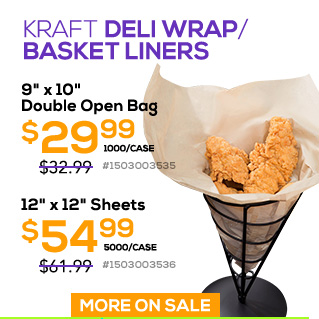 Kraft Deli Wrap/Basket Liners