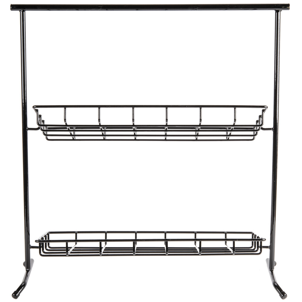 Cal-Mil 1006 Iron Black Sloped Display Stand
