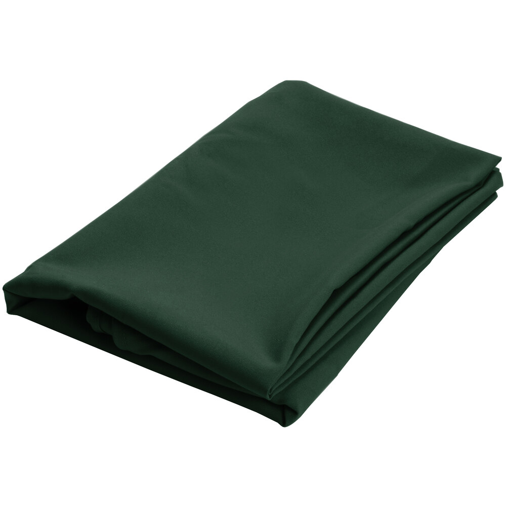 54 Hunter Green Round Hemmed Polyspun Cloth Table Cover Green Round Hemmed Polyspun Cloth Table Cover Main Picture Image Preview