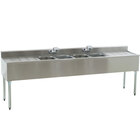 4 Bowl Underbar Sinks