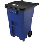 Rubbermaid FG9W2773BLUE Brute 50 Gallon Blue Recycling Rollout