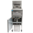 Gas Floor Fryers with Built-In Filtration System