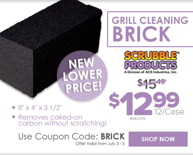 New Lower Price for Grill Cleaning Bricks!